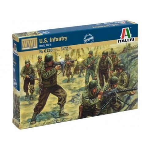 Italeri - WWII- American Infantry makett 1:72