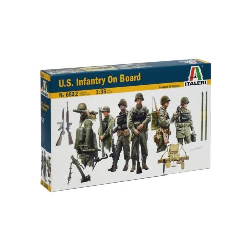 Italeri - U.S. Infantry on board makett 1:35