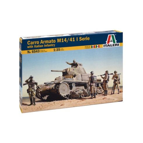 Italeri - Carro Armato M14/41 I. Serie with Italian Intantry makett 1:35