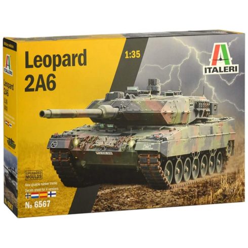 Italeri 1:35 Leopard 2A6 Tank makett