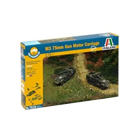 Italeri 1:72 M3 75mm Gun Motor Car makett