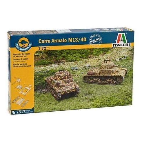 Italeri1:72 Carro Armato M13/40 tank makett