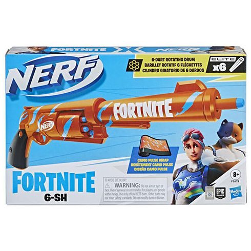 Nerf Fortnite 6-SH szivacslövő fegyver