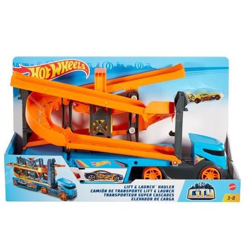 Hot Wheels: kamion spirálemelővel