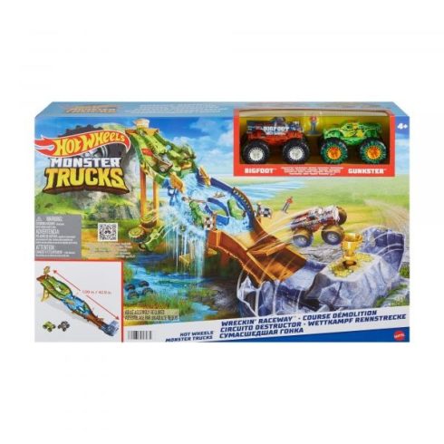 Hot Wheels - Monster Trucks Hegyi szlalom versenypálya