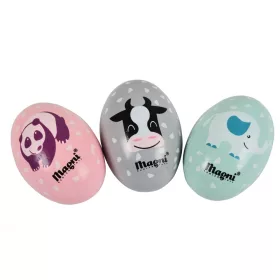 Fa tojás alakú maracas - állatos - szortiment