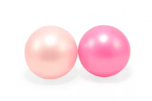 15 cm-es gumilabda pasztell rózsaszín 2 db-os