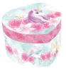 Unikornis mintás zenélő ékszerdoboz