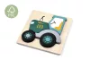 Fa formabeillesztő puzzle - Traktor