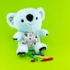 Színezhető koala plüss filcekkel