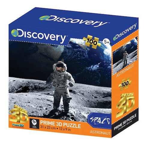 Űrhajós a Holdon Discovery Channel 3D puzzle. 100 darabos