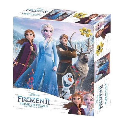 Disney Frozen - Jégvarázs 3D puzzle, 500 darabos