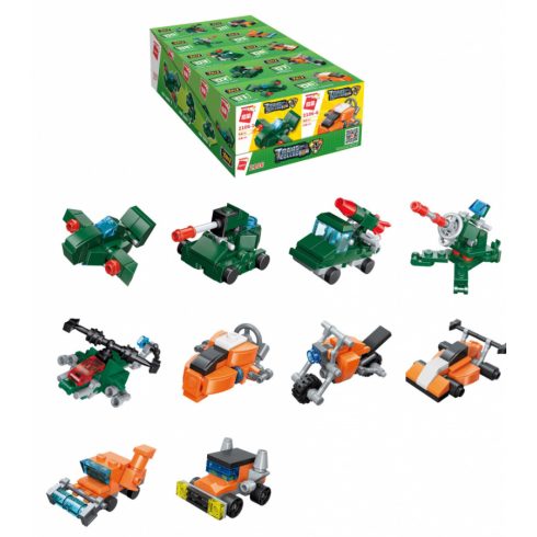 Qman 2106 - 10-es kis szett – katonai gépek és járművek - Lego Kompatibilis