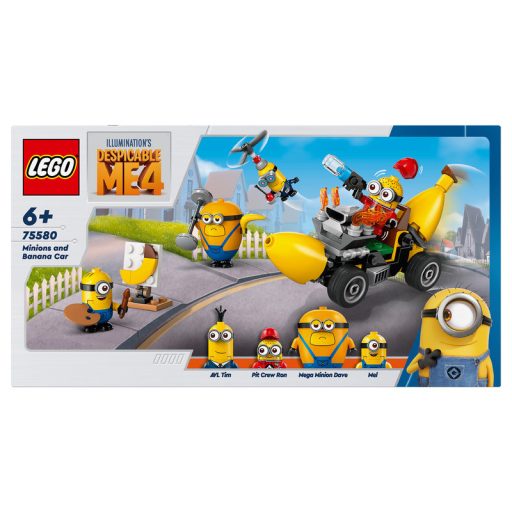 LEGO Minions 75580 Minyonok és banánautó