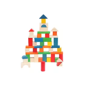 Fa építõkocka 50 darabos készlet