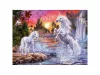 Ravensburger Puzzle 500 db - Egyszarvúak a folyónál