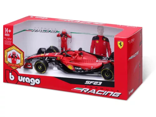 Bburago 1/24 F1 versenyautó pilótával - Ferrari SF-23
