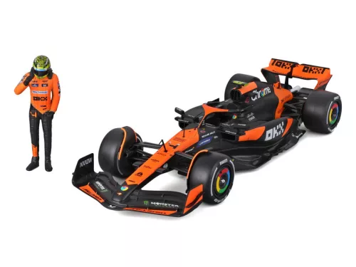 Bburago 1/24 F1 versenyautó pilótával - McLaren MCL38