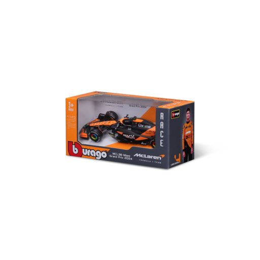Bburago 1/43 F1 versenyautó - McLaren Racing MCL38 (2024)