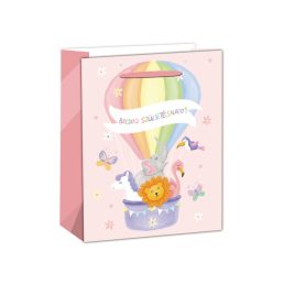 Papírtasak kék hõlégballon 26*32