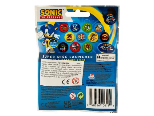Sonic korongkilövő meglepetés csomagban