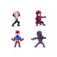 Marvel Figurák 5cm-es, fém