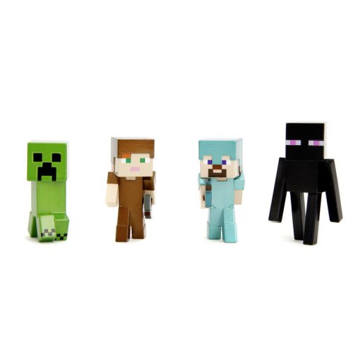 Minecraft Figurák 5cm-es, fém