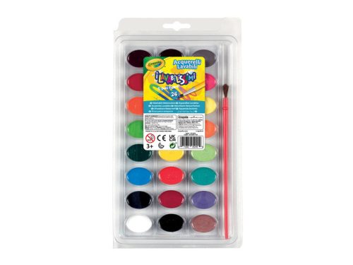 Crayola 24 db-os kimosható vízfesték klt.