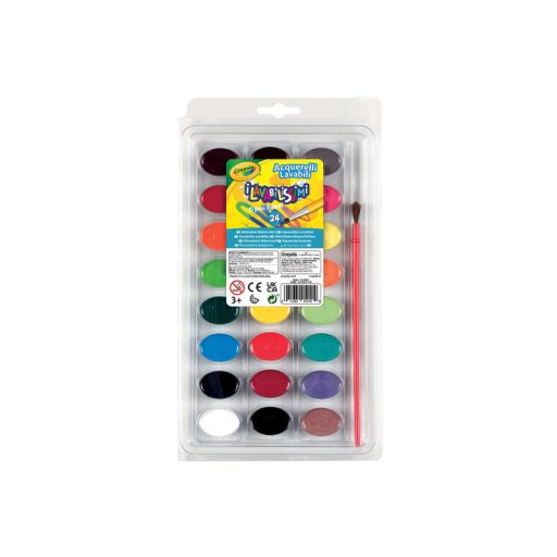 Crayola 24 db-os kimosható vízfesték klt.