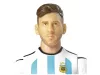 Argentina, Messi 20cm-es figura