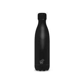 Duplafalú fémkulacs 600ml - Fekete