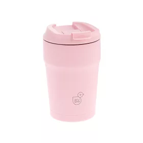 Thermo bögre - 350ml- rózsaszín