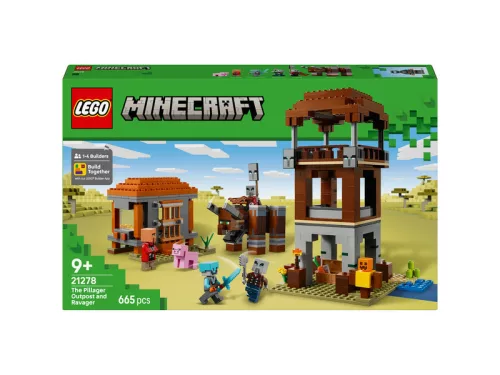LEGO Minecraft 21278 A fosztogató õrtorony és a romboló