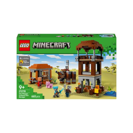 LEGO Minecraft 21278 A fosztogató õrtorony és a romboló