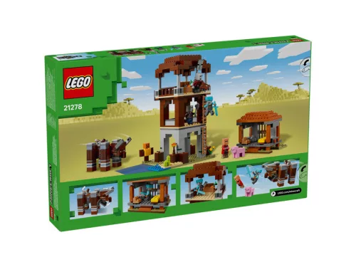LEGO Minecraft 21278 A fosztogató õrtorony és a romboló