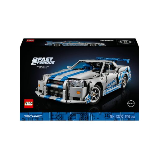 LEGO Technic 42210 2 fast 2 furious nissan skyline gt-r (r34) autó
