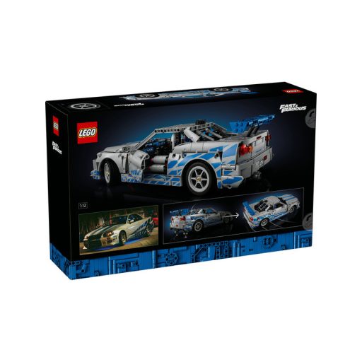 LEGO Technic 42210 2 fast 2 furious nissan skyline gt-r (r34) autó