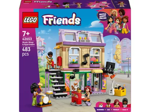 LEGO Friends 42653 Hangszerbolt és lakás