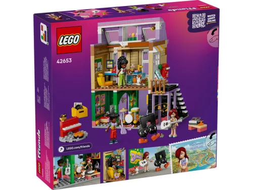 LEGO Friends 42653 Hangszerbolt és lakás