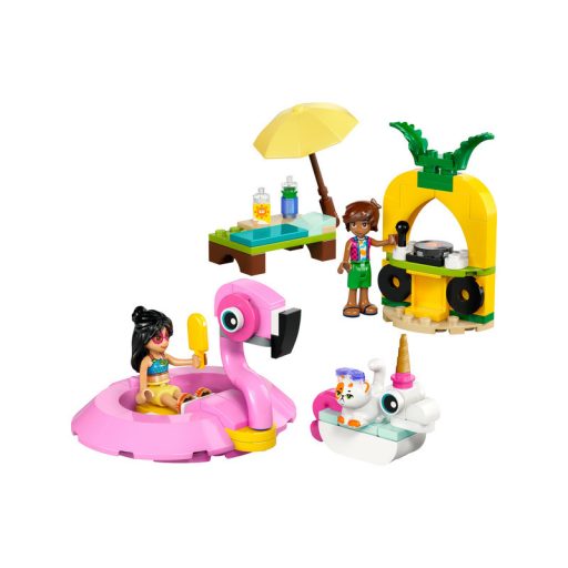 LEGO Friends 42658 Medencés buli flamingóval és egyszarvúval