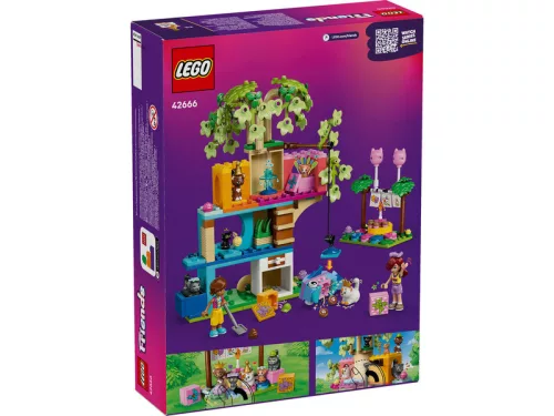 LEGO Friends 42666 Születésnapi cicazsúr és lombház cicáknak