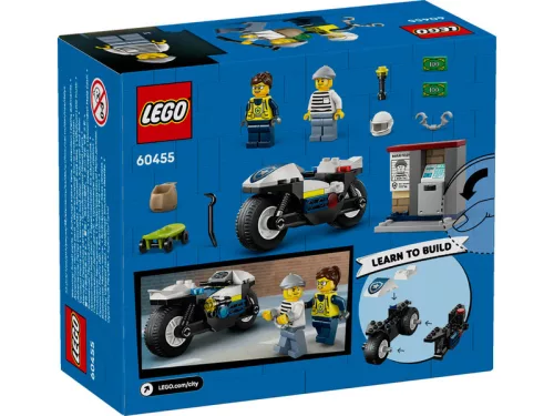 LEGO City 60455 Üldözés rendõrségi motorkerékpárral