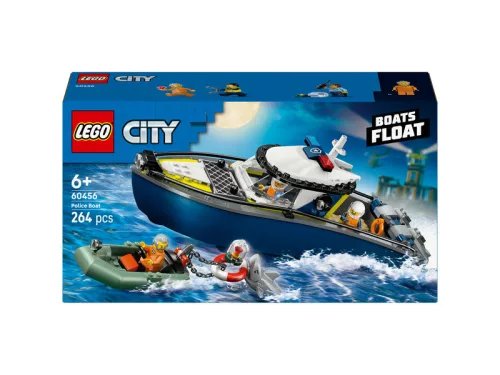 LEGO City 60456 Üldözés rendõrségi csónakkal