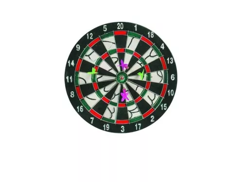 Darts tábla 4 darab dobónyíllal - 28 cm