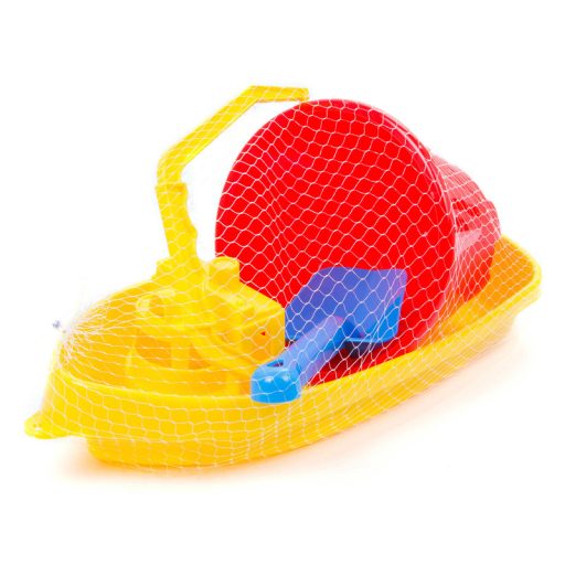 Homokozó készlet hajóval - 39 cm, többféle
