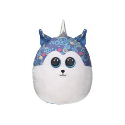  Ty Squishy Beanies párna alakú plüss figura HELENA, 30 cm - kék husky kétféle