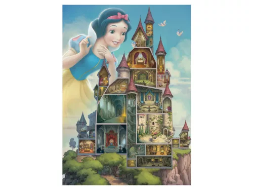 Ravensburger Puzzle 1000 db - Disney kastély Hófehérke