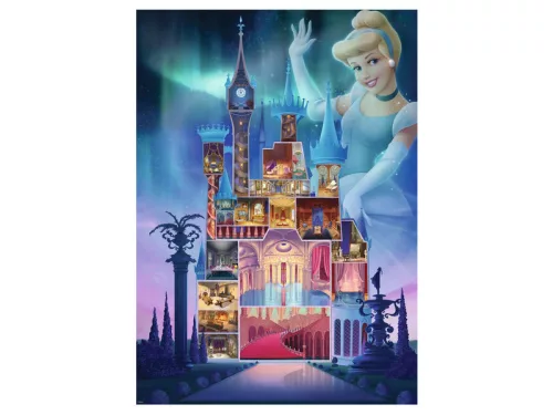 Ravensburger Puzzle 1000 db - Disney kastély Hamupipõke