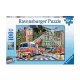 Ravensburger Puzzle 100 db - Tûzoltóautó