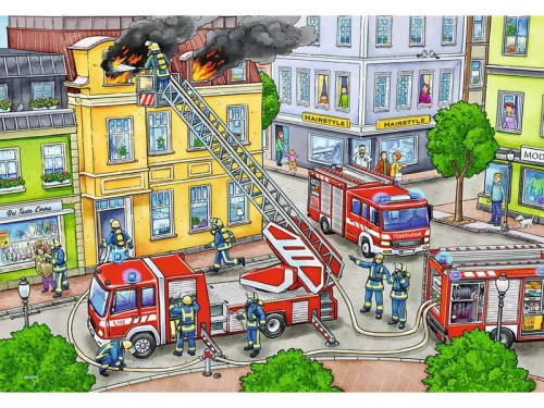 Ravensburger Puzzle 2x12 db - Kék lámpás út